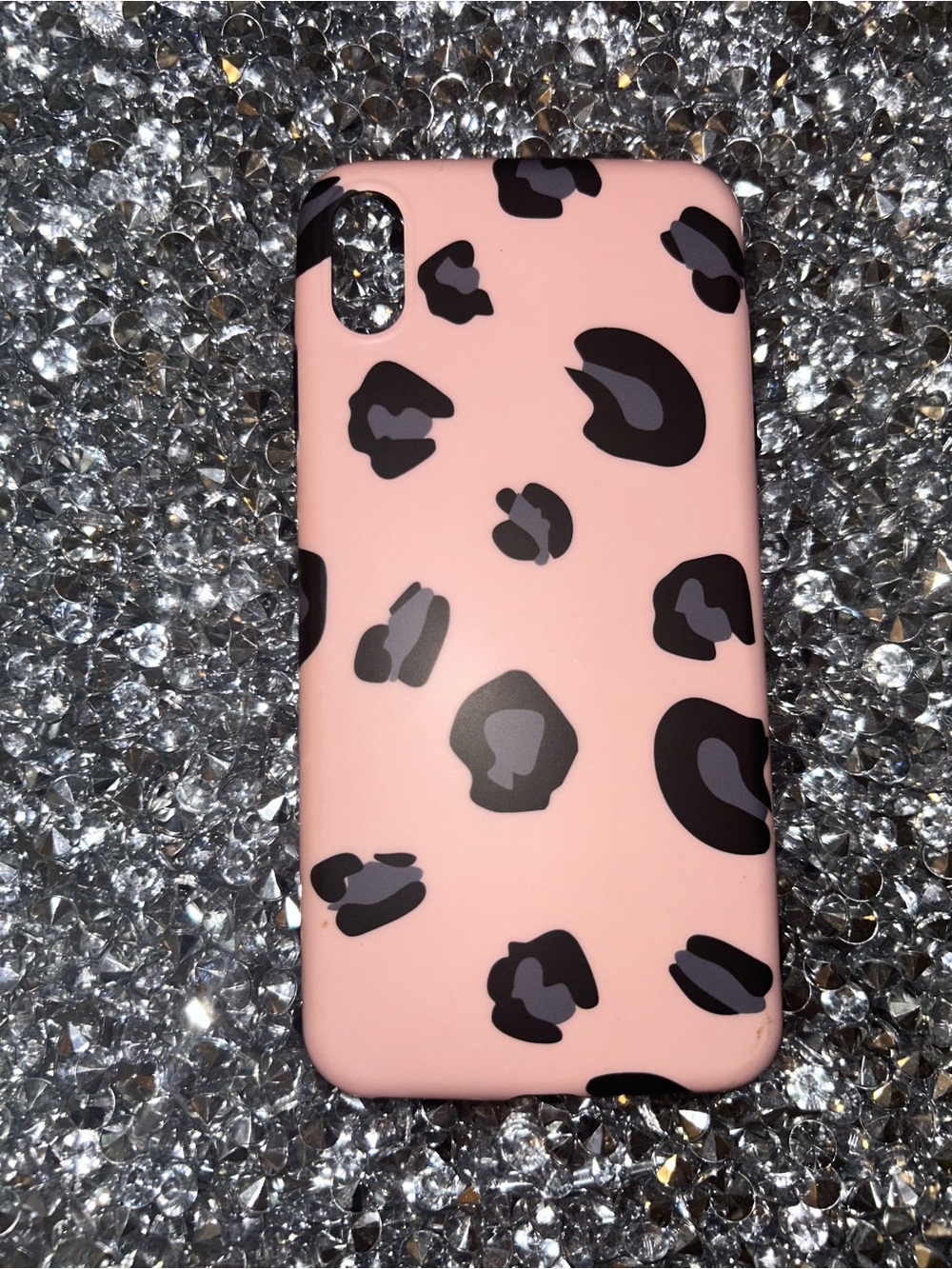 Pink Leopard Print Phone Case - Compatible Protective Cover iPhone XS Max